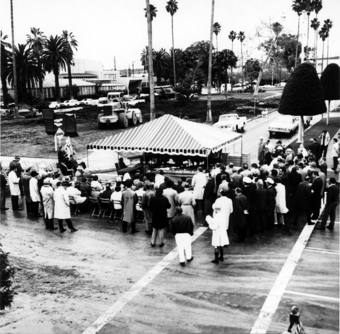 Groundbreaking - photo courtesy of the Inglewood Public Library